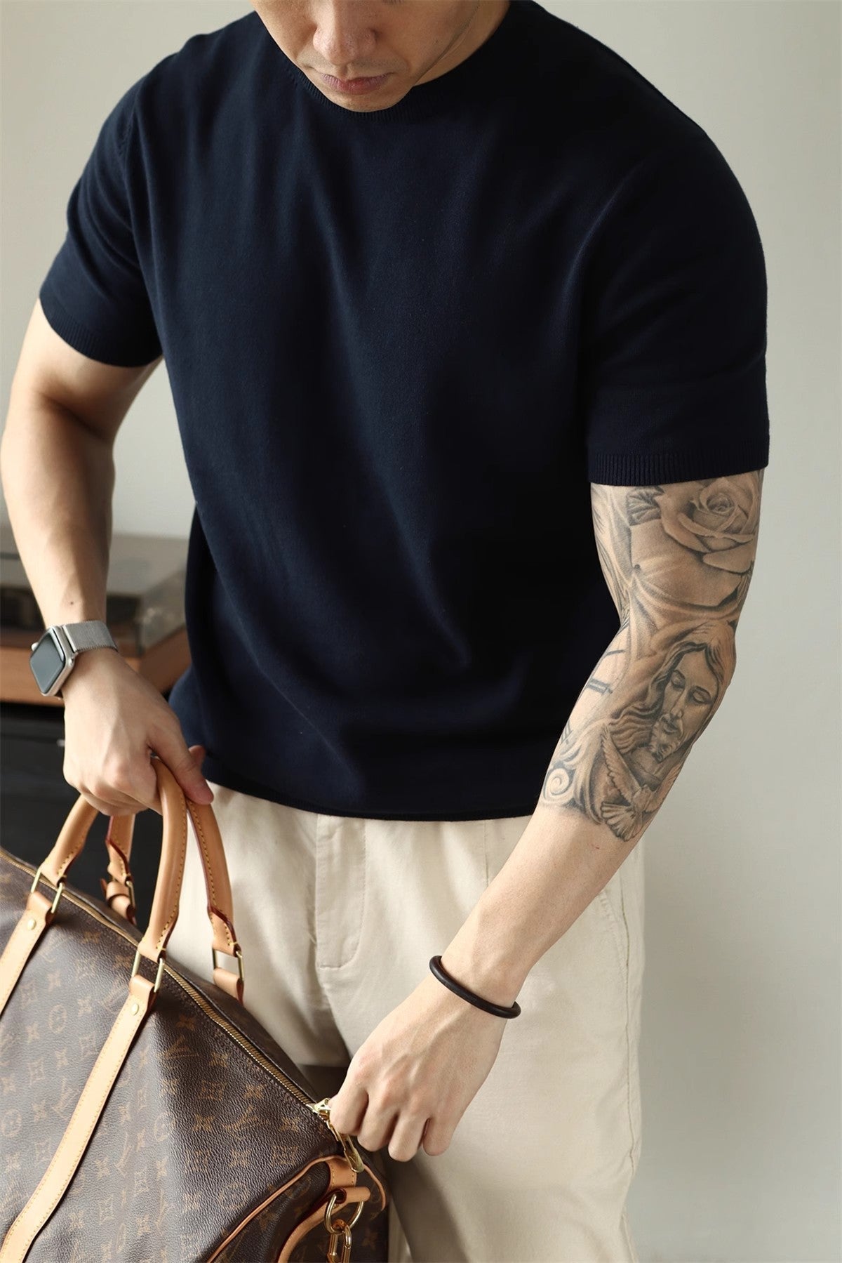 Men Round Neck Tshirt