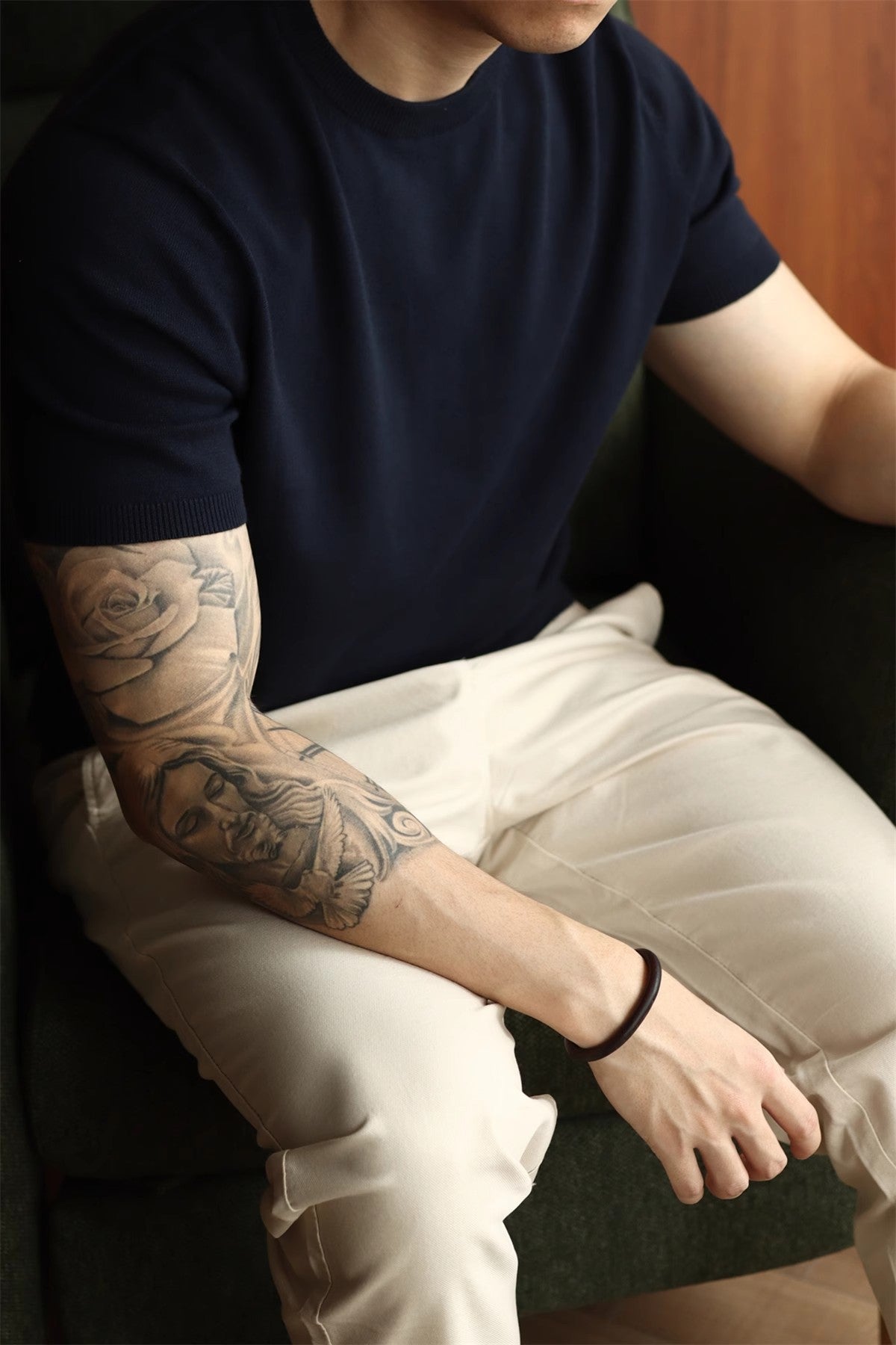 Men Round Neck Tshirt