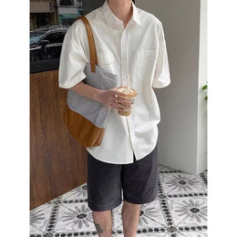 Men Solid Regular Fit Shirt