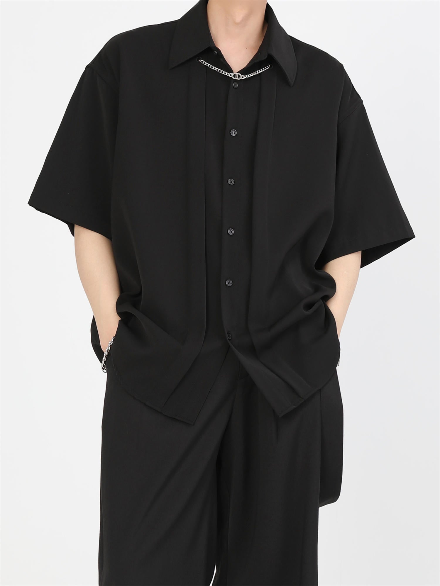 Cutaway Collar Shirt