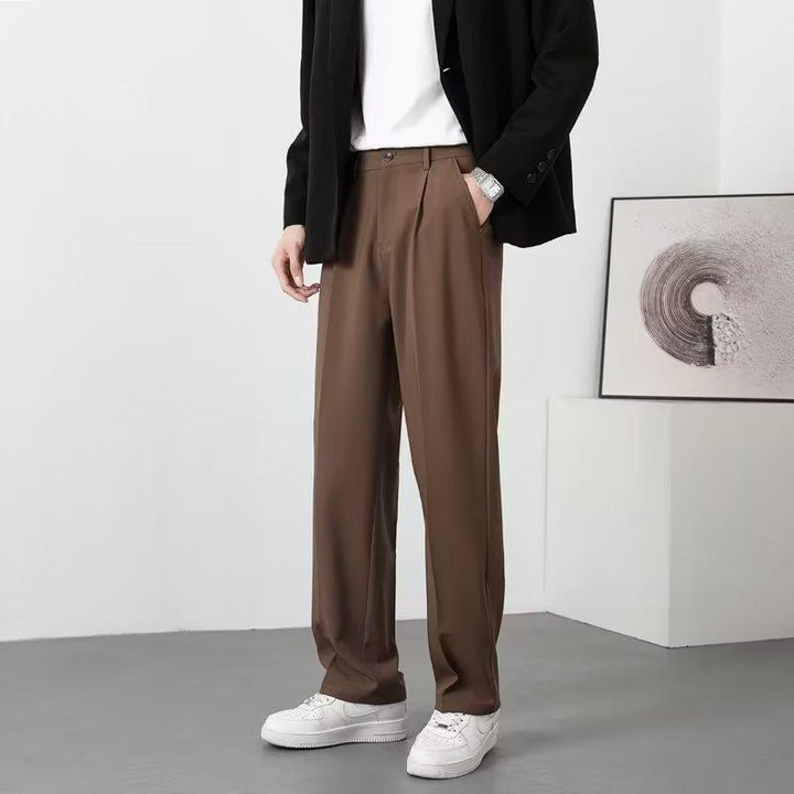 Men Mid-Rise Easy Wash Trousers