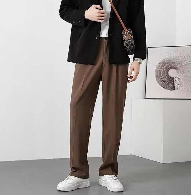 Men Mid-Rise Easy Wash Trousers