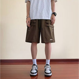 Men Regular Fit Mid-Rise Cargo Shorts