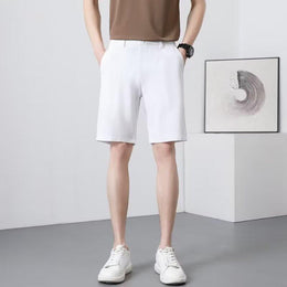 Men Solid Low-Rise Outdoor Shorts