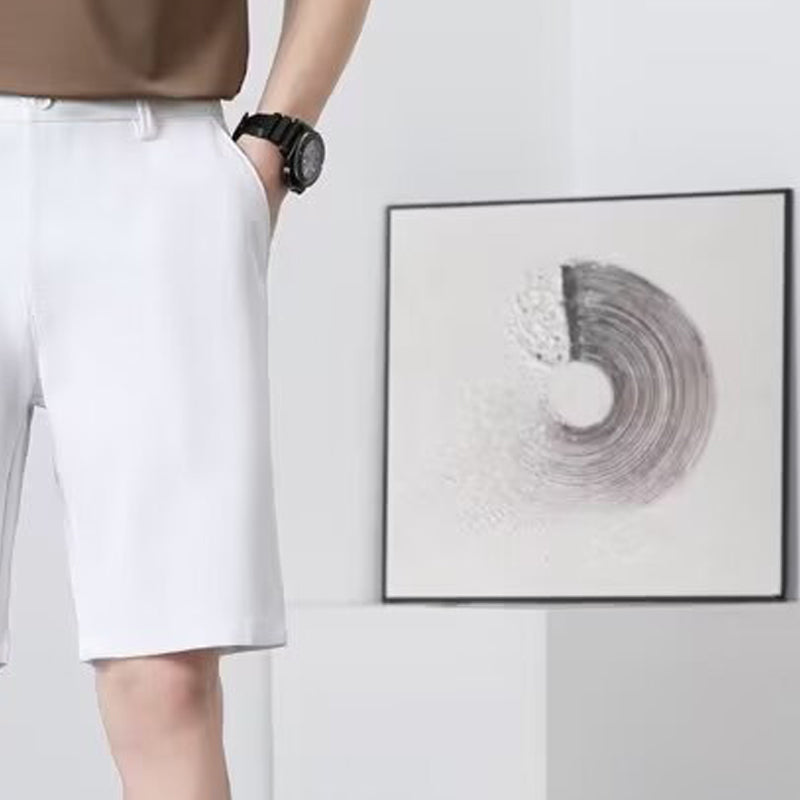 Men Solid Low-Rise Outdoor Shorts