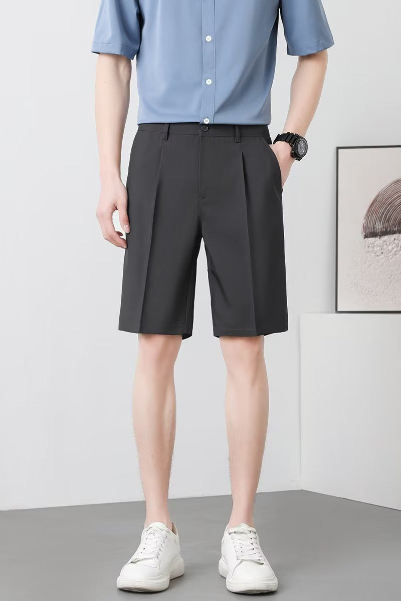 Men Solid Low-Rise Outdoor Shorts