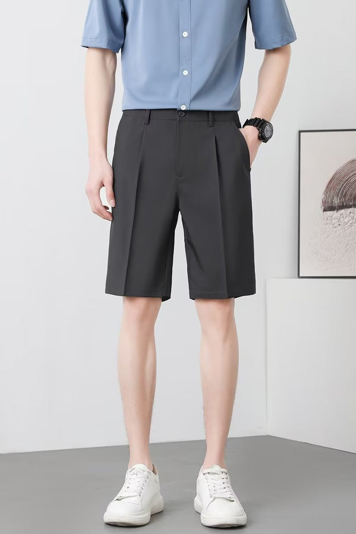 Men Solid Low-Rise Outdoor Shorts
