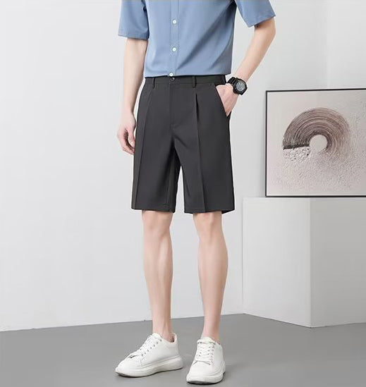 Men Solid Low-Rise Outdoor Shorts