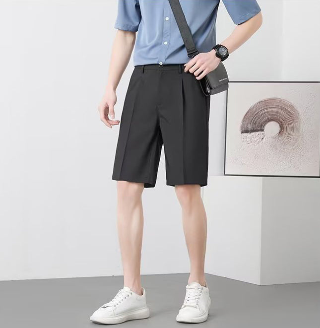Men Solid Low-Rise Outdoor Shorts