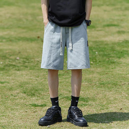 Men Solid Cotton Regular Fit Shorts