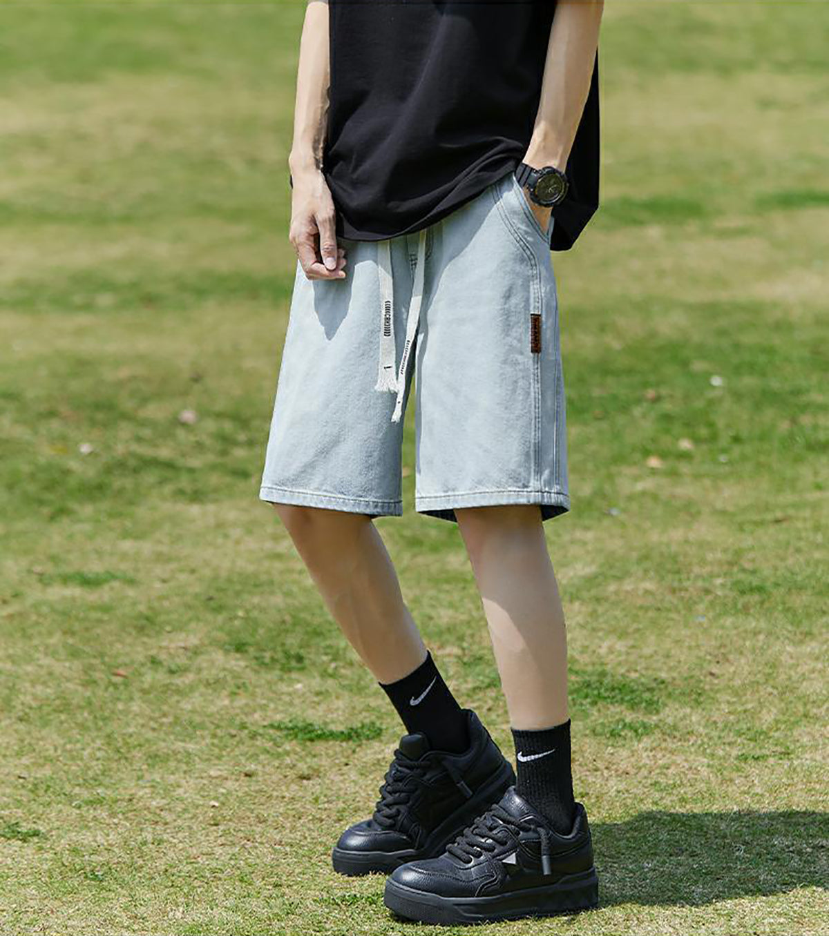 Men Solid Cotton Regular Fit Shorts