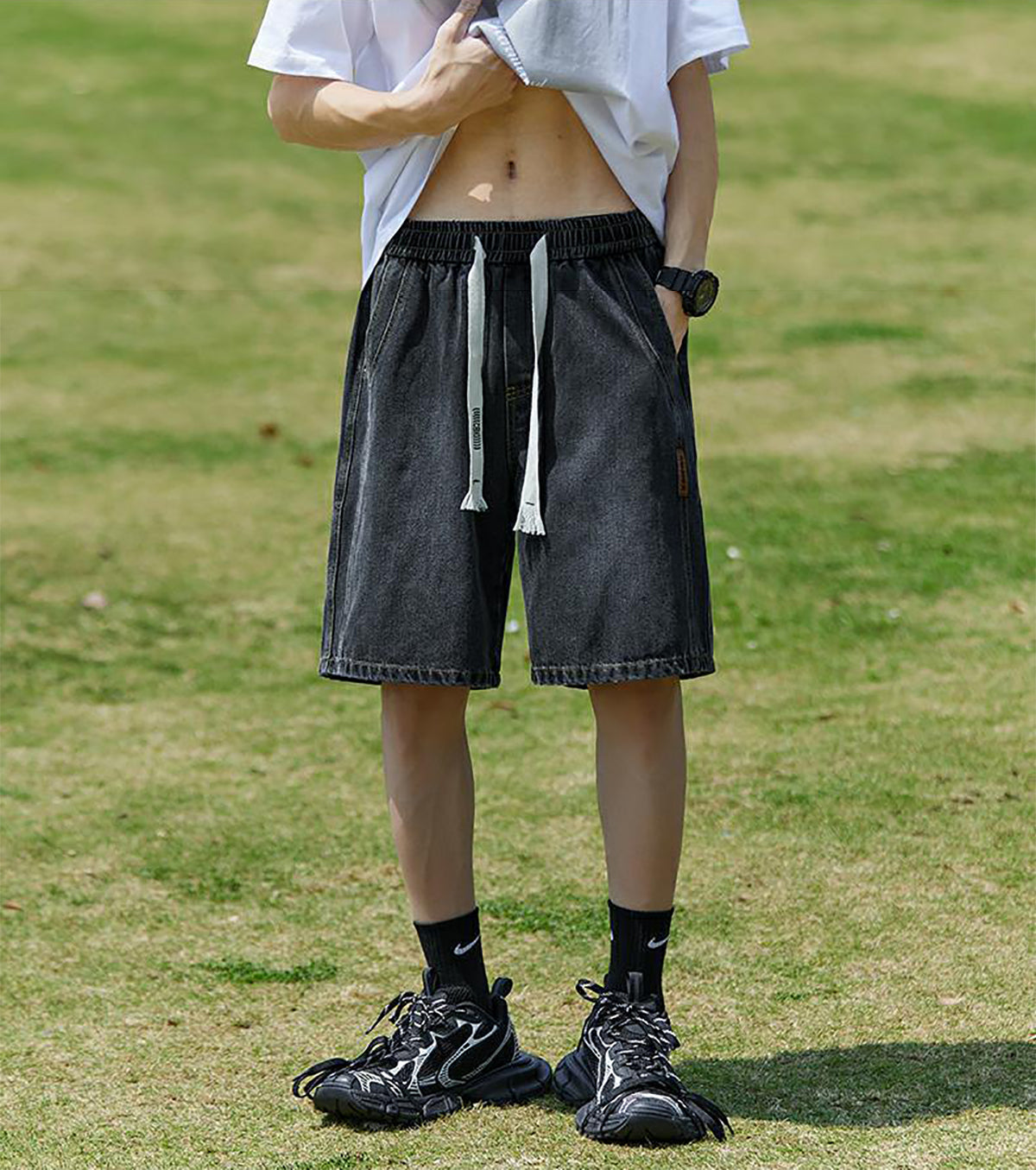 Men Solid Shorts