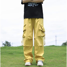 Men Loose Fit Cargos Trousers