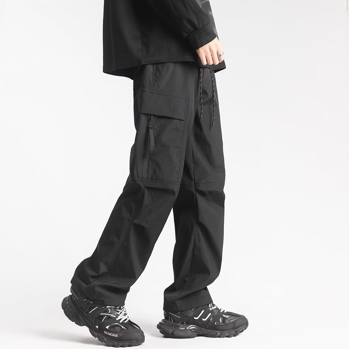 Men Easy Wash Cargos Trousers