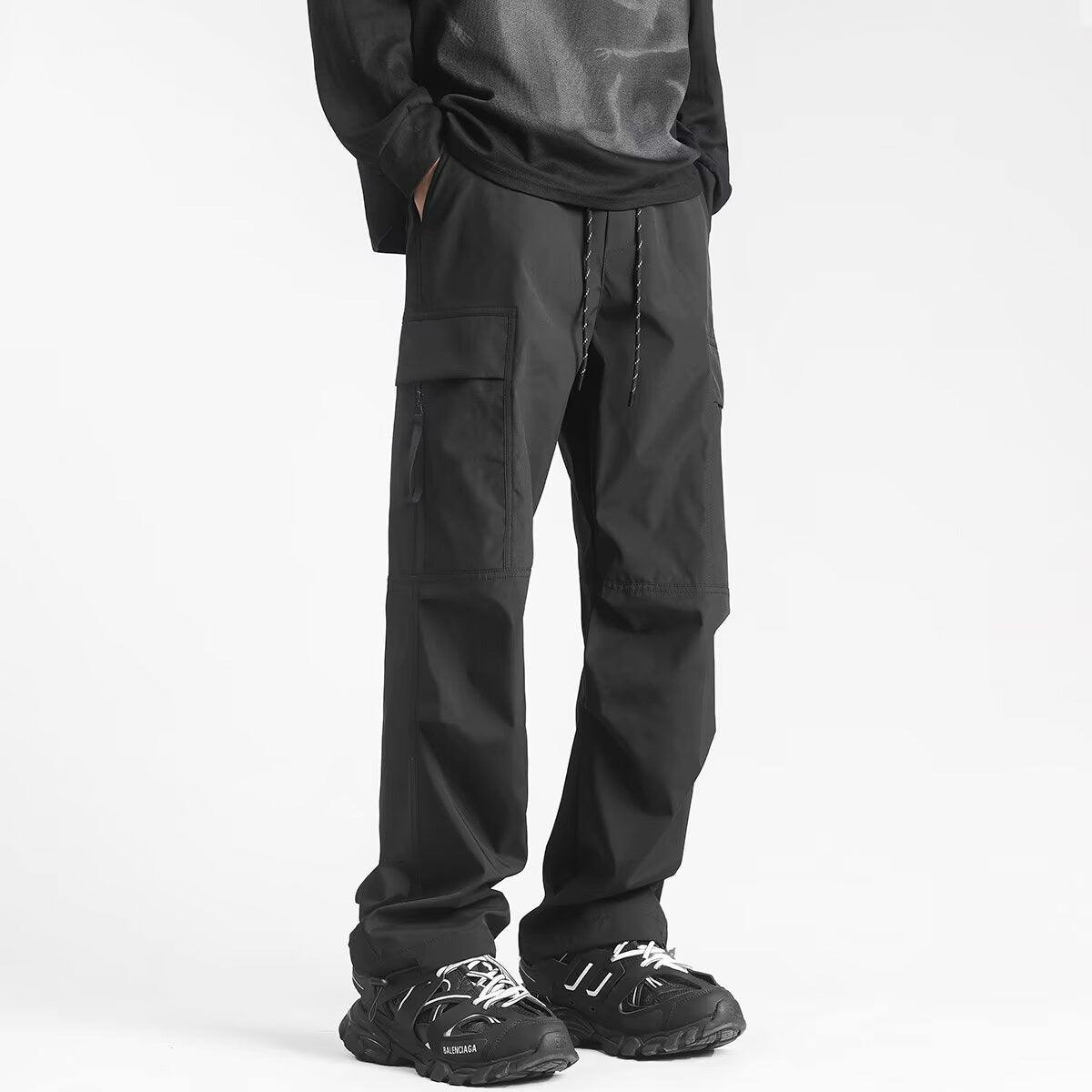 Men Easy Wash Cargos Trousers