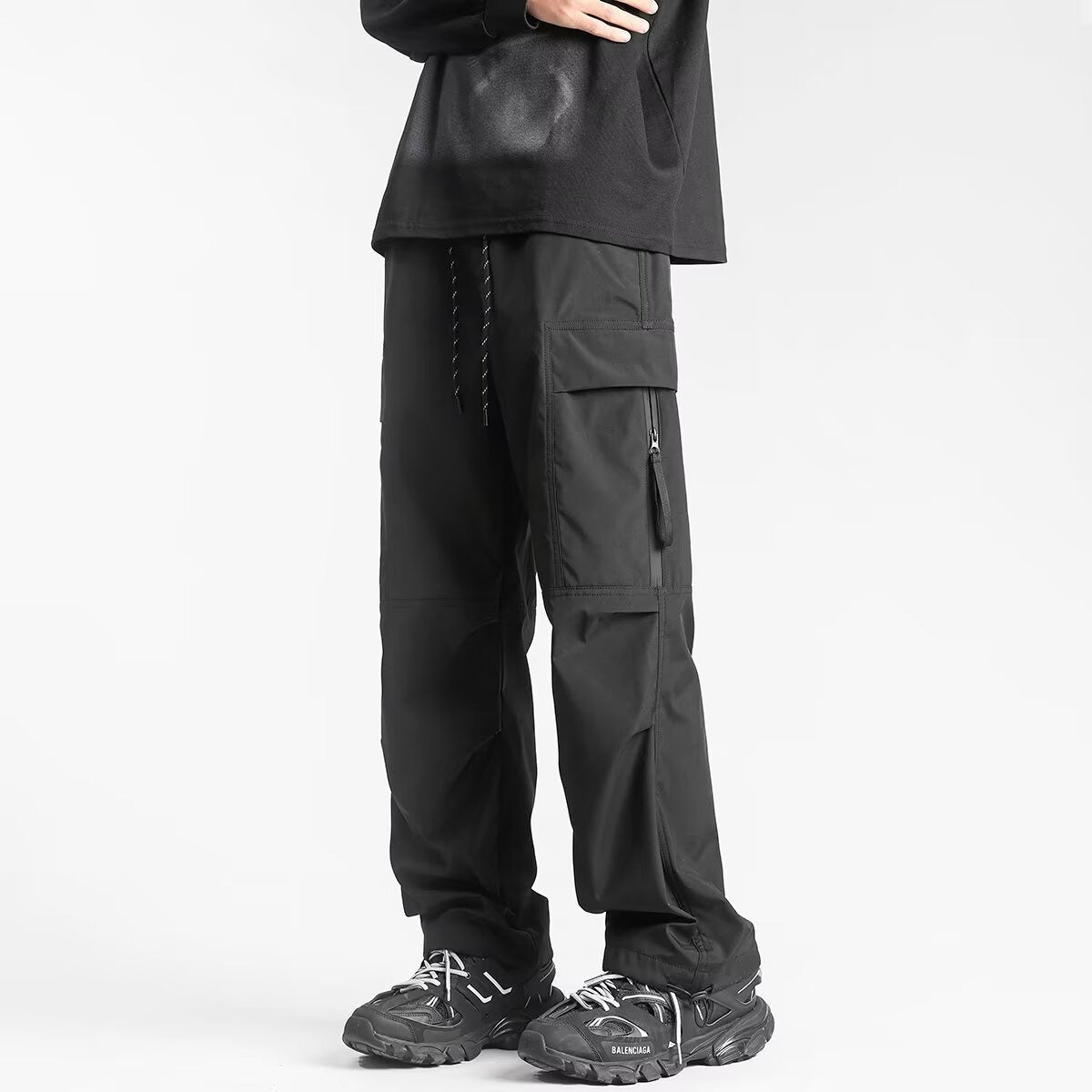 Men Easy Wash Cargos Trousers