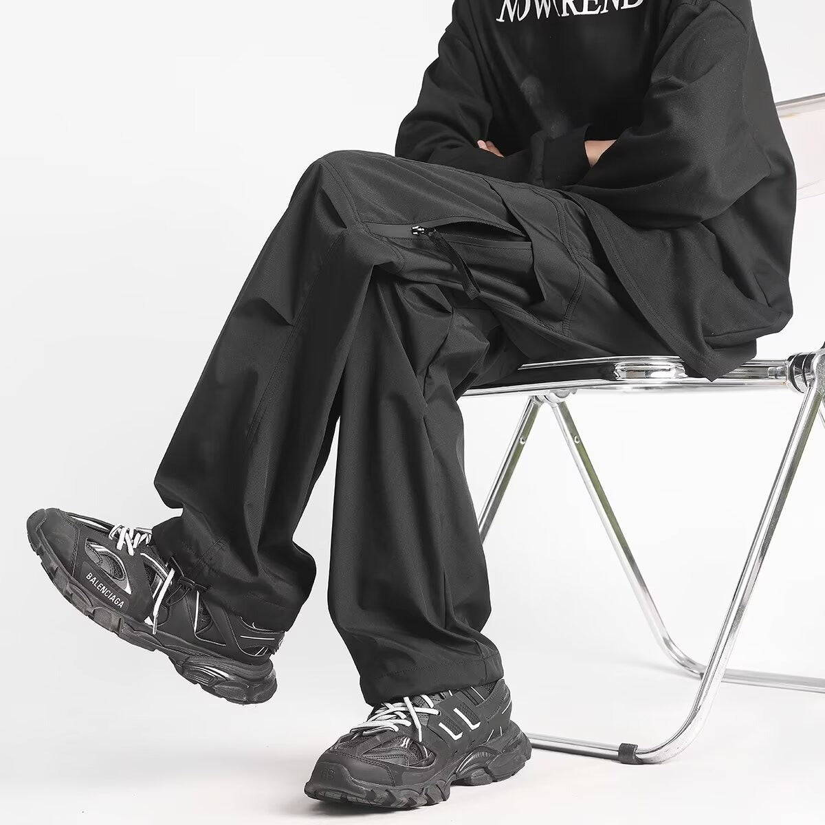 Men Easy Wash Cargos Trousers