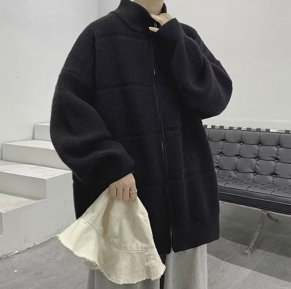 Men Front-Open Sweater