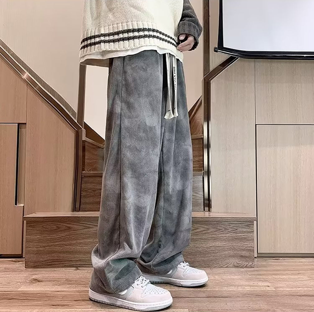 Men Loose Fit Regular Trousers