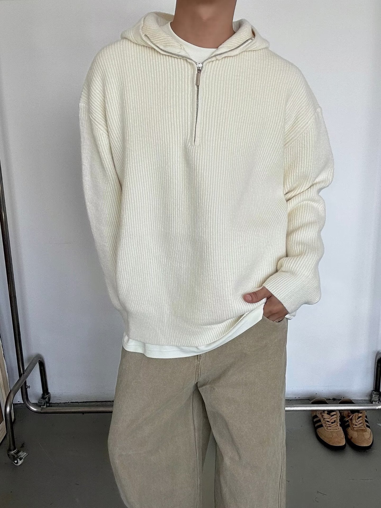 Men Hooded Long Sleeves Sweatshirt