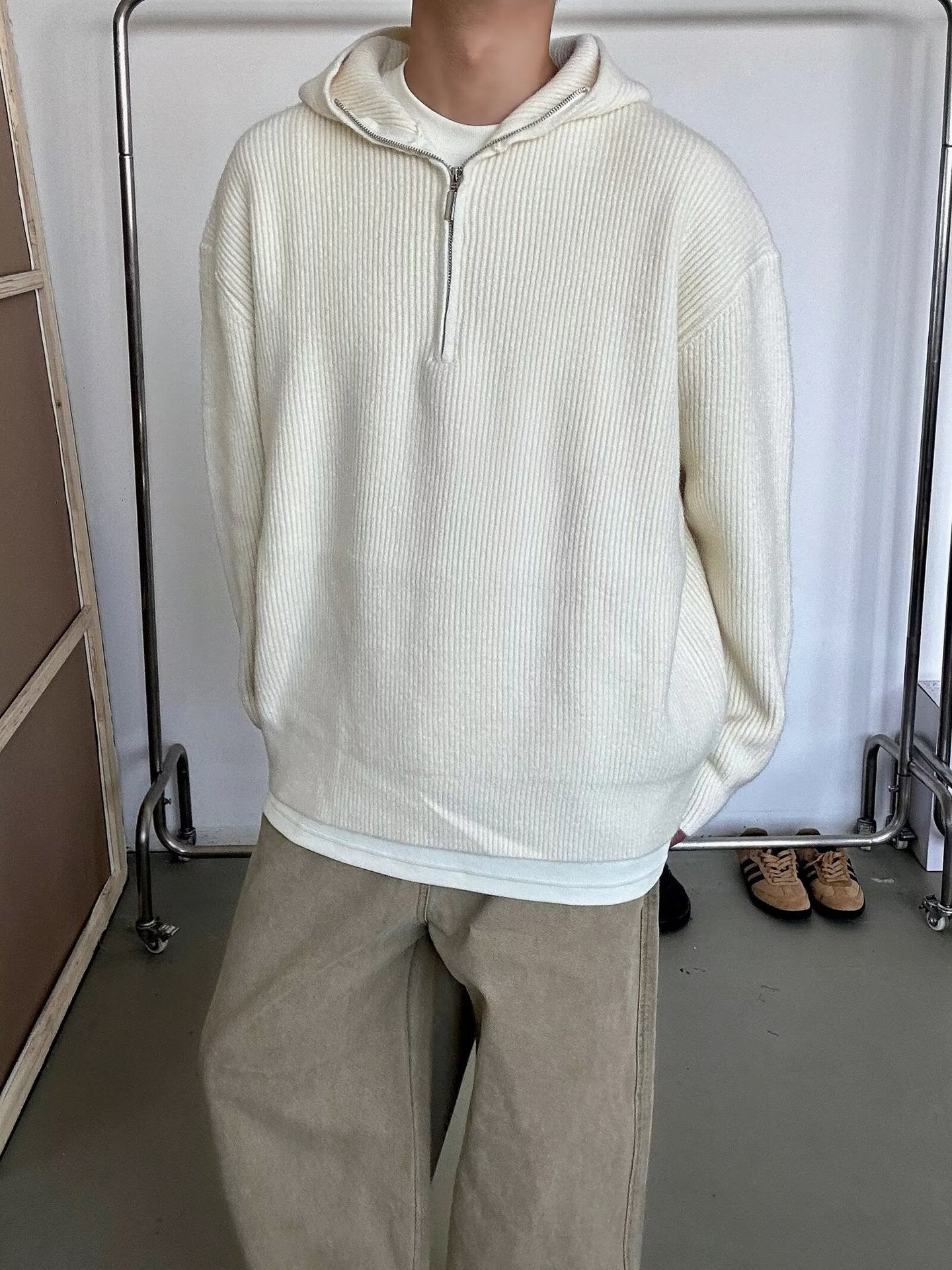 Men Hooded Long Sleeves Sweatshirt