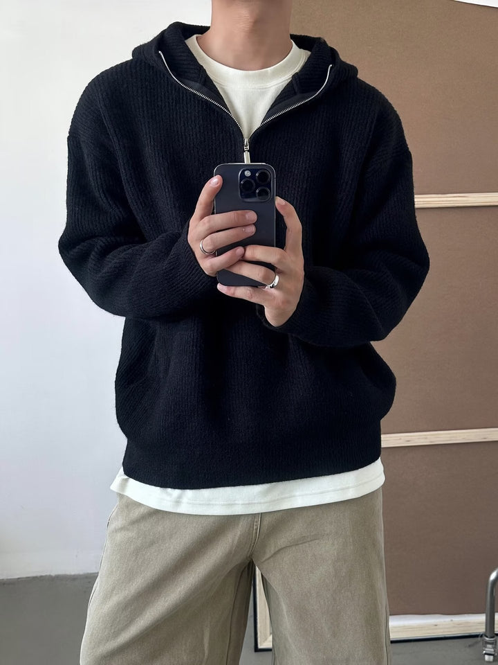 Men Hooded Pullover Sweatshirt