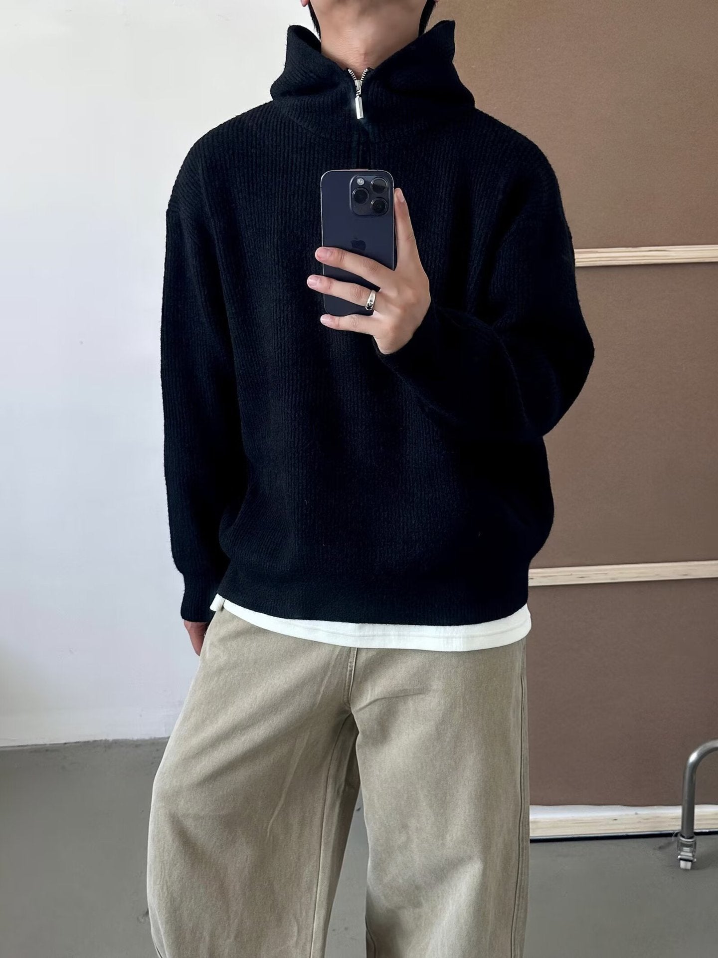 Men Hooded Pullover Sweatshirt