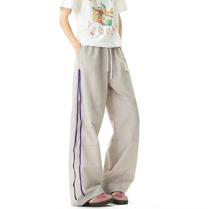 Men Mom Fit Easy Wash Trousers