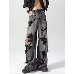 Men Mid-Rise Flared Highly Distressed Ripped Jeans