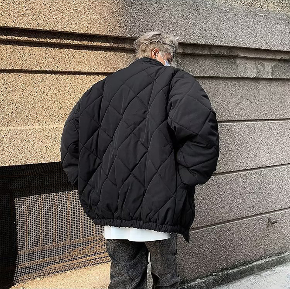 Men Padded Oversized Jacket
