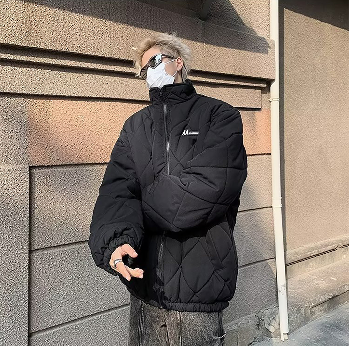 Men Padded Oversized Jacket