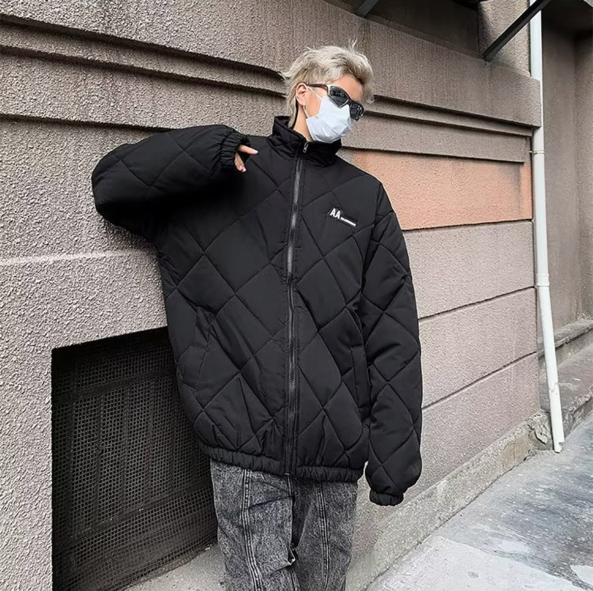 Men Padded Oversized Jacket
