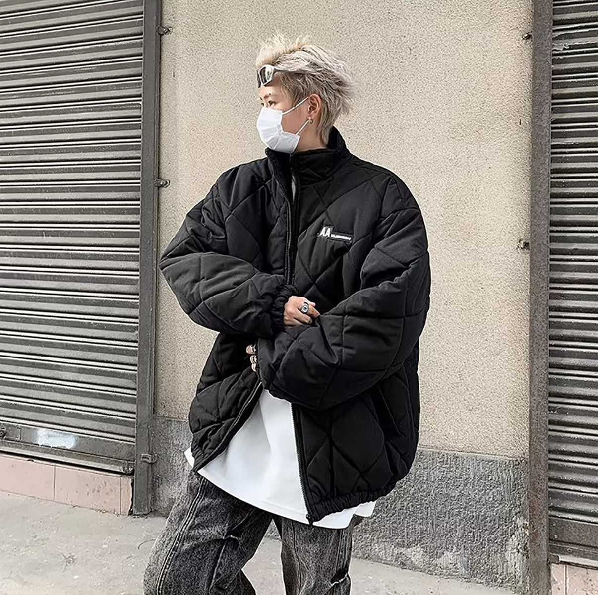 Men Padded Oversized Jacket