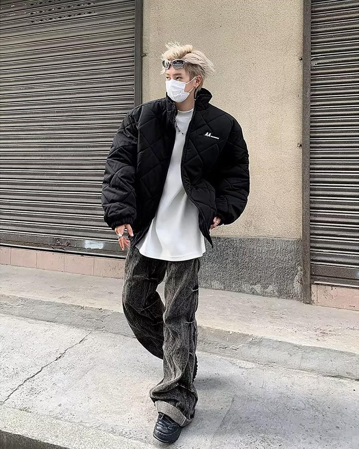 Men Padded Oversized Jacket