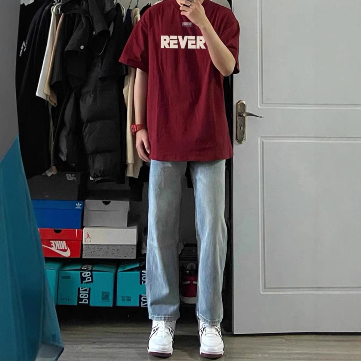 Men Typography Printed Raw Edge T-shirt