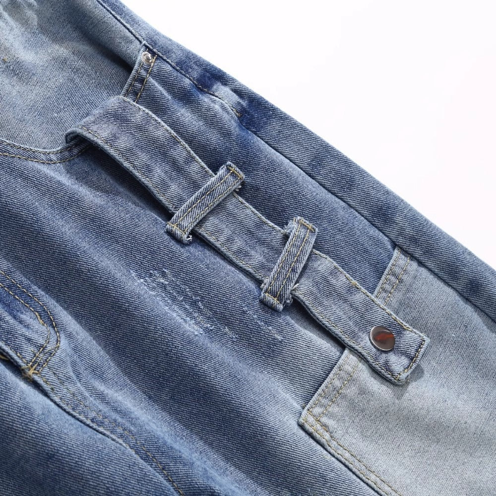 Men Mid-Rise Denim Shorts