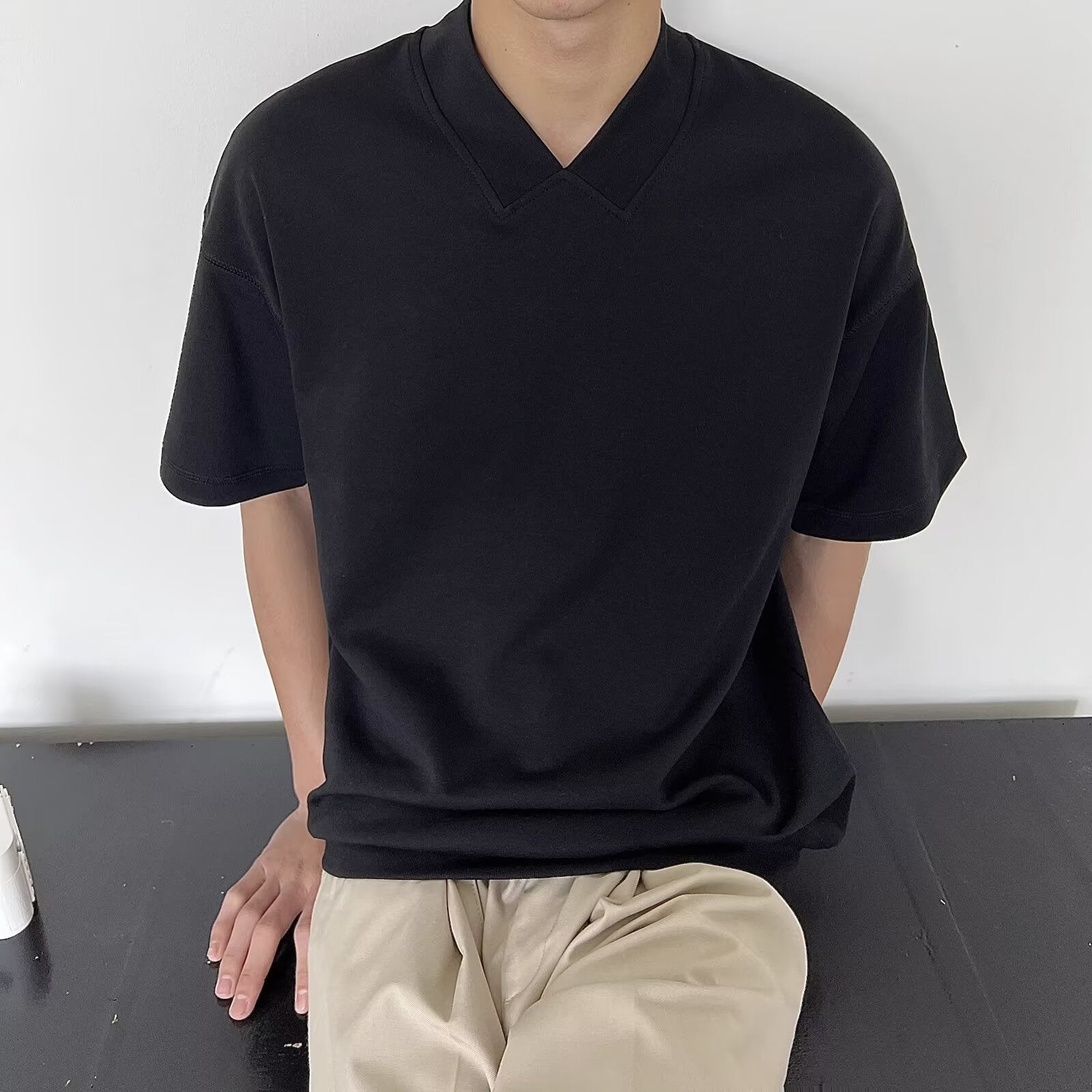 V-Neck Short Sleeves Regular Fit T-shirt