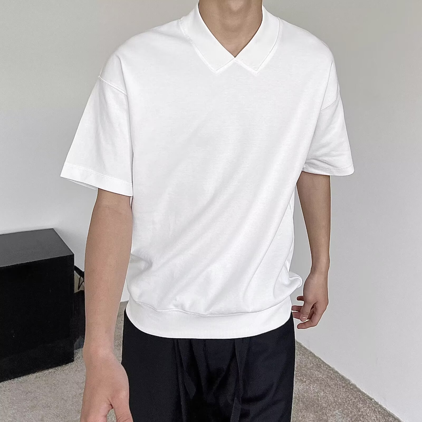 Polo Collar Short Sleeves T-shirt