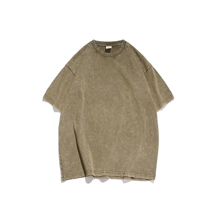 Men Solid Round Neck T-shirt