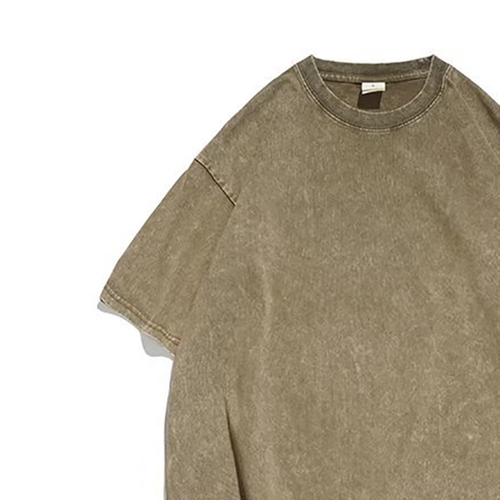 Men Solid Round Neck T-shirt