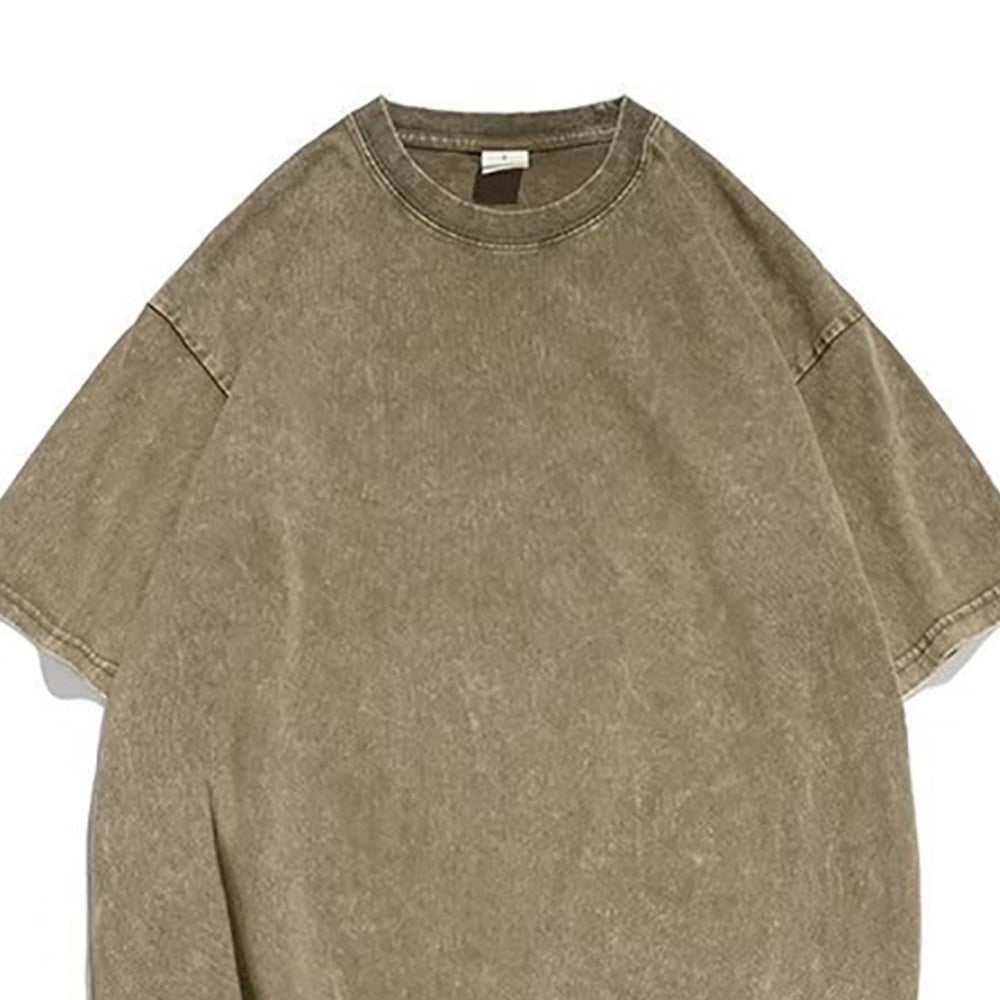 Men Solid Round Neck T-shirt