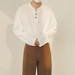 Men Round Neck Pullover