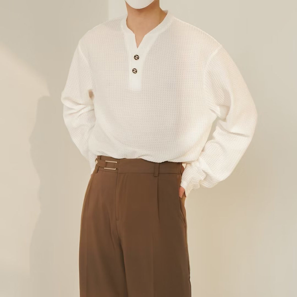 Men Round Neck Pullover
