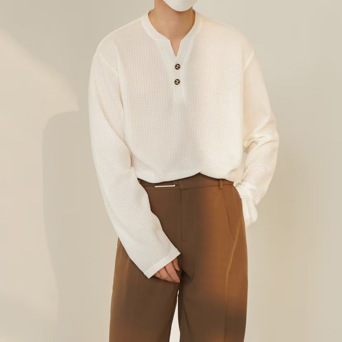 Men Round Neck Pullover
