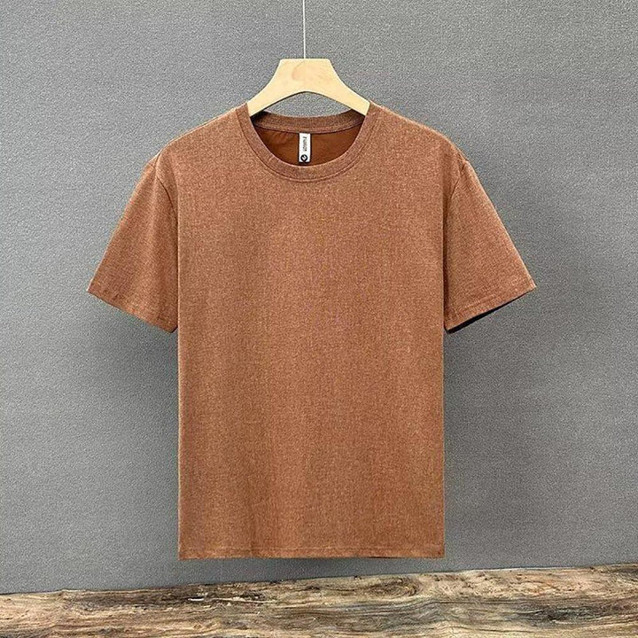 Men Solid Round Neck  T-shirt