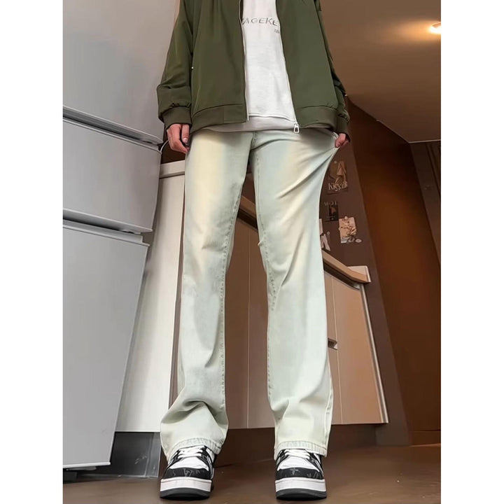 Men Light Fade Cotton Jeans