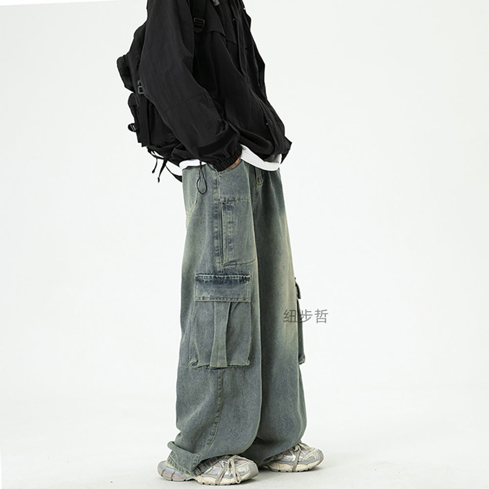 Men Relaxed Fit Mid-Rise Light Fade Jeans