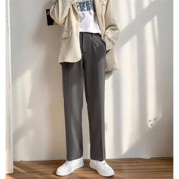 Men Easy Wash Regular Fit Mid-Rise Trousers