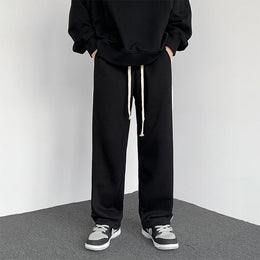 Men Straight Fit Side Striped Joggers