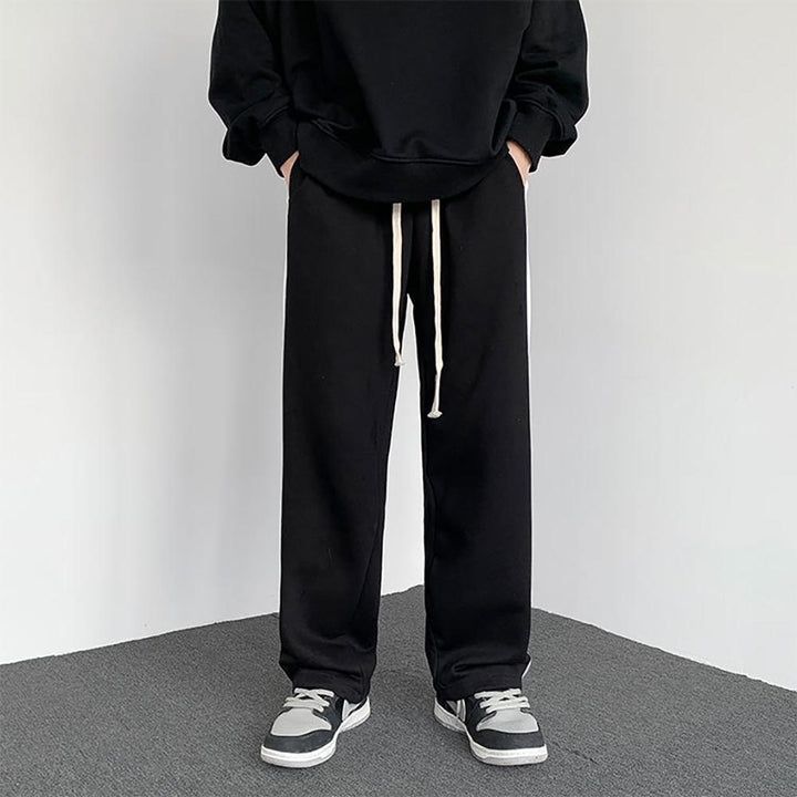Men Straight Fit Side Striped Joggers